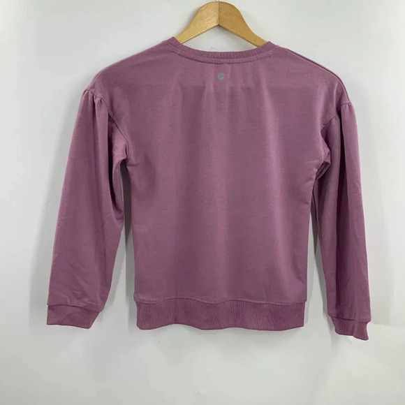 90 Degree by Reflex Girls Crew Neck Long Sleeve Pullover Sweatshirt Size M NWOT - Picture 2 of 10
